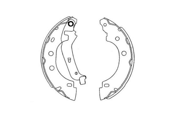 Obrázok Sada brzdových čeľustí KAVO PARTS   |  KBS7410