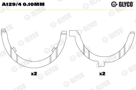 Obrázok Vymedzovacia podlożka pre kľukový hriadeľ GLYCO  A1294010mm