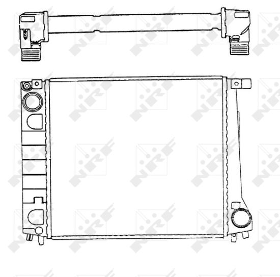 Obrázok Chladič motora NRF EASY FIT 51349