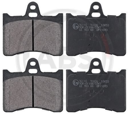 Obrázok Sada brzdových platničiek kotúčovej brzdy A.B.S.  36110