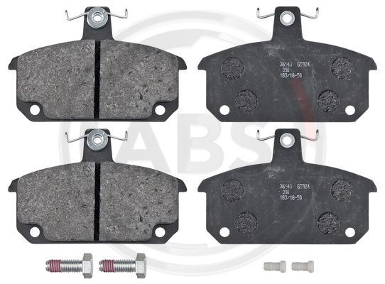 Obrázok Sada brzdových platničiek kotúčovej brzdy A.B.S.  36143