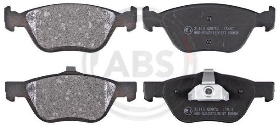 Obrázok Sada brzdových platničiek kotúčovej brzdy A.B.S.  35115