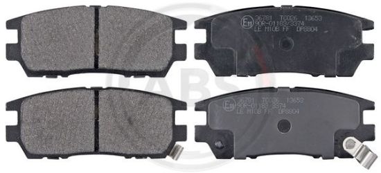 Obrázok Sada brzdových platničiek kotúčovej brzdy A.B.S.  36781