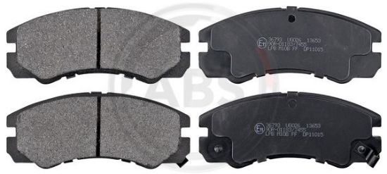 Obrázok Sada brzdových platničiek kotúčovej brzdy A.B.S.  36793