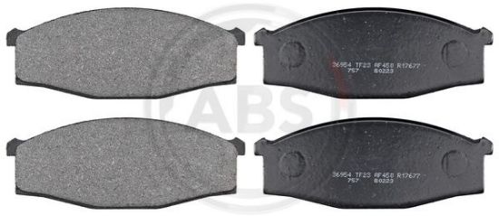 Obrázok Sada brzdových platničiek kotúčovej brzdy A.B.S.  36954
