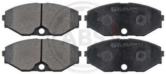 Obrázok Sada brzdových platničiek kotúčovej brzdy A.B.S.  37161