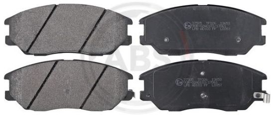Obrázok Sada brzdových platničiek kotúčovej brzdy A.B.S.  37505