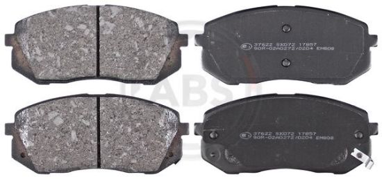 Obrázok Sada brzdových platničiek kotúčovej brzdy A.B.S.  37622