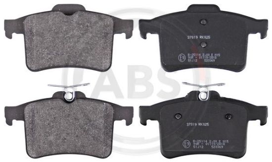 Obrázok Sada brzdových platničiek kotúčovej brzdy A.B.S.  37819