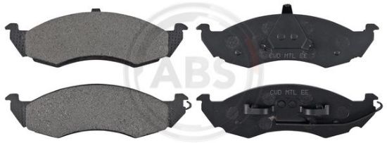 Obrázok Sada brzdových platničiek kotúčovej brzdy A.B.S.  38417