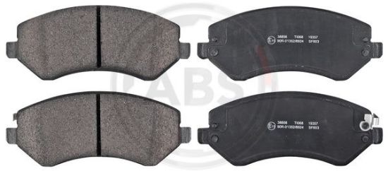 Obrázok Sada brzdových platničiek kotúčovej brzdy A.B.S.  38856
