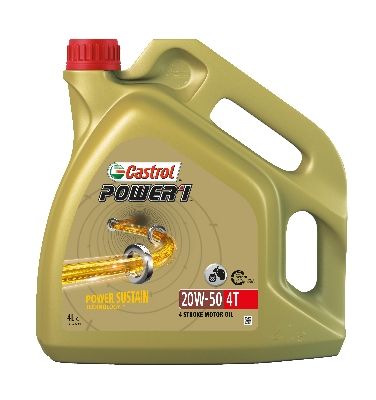 Obrázok Motorový olej CASTROL POWER1 4T 20W-50 4L