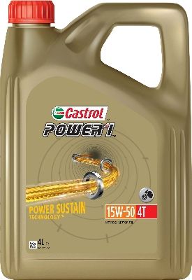 Obrázok Motorový olej CASTROL POWER1 4T 15W-50 15F589