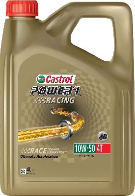 Obrázok Motorový olej CASTROL POWER1 Racing 4T 10W-50 15F59D