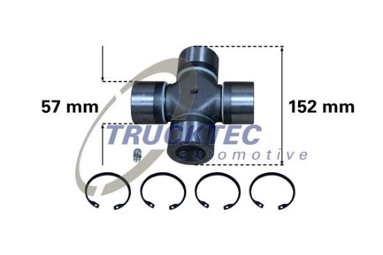 Obrázok Kĺb pozdĺżneho hriadeľa TRUCKTEC AUTOMOTIVE  0134014