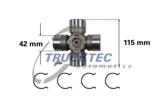 Obrázok Kĺb pozdĺżneho hriadeľa TRUCKTEC AUTOMOTIVE  0234013