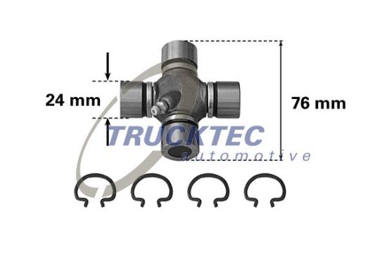 Obrázok Kĺb pozdĺżneho hriadeľa TRUCKTEC AUTOMOTIVE  0234017