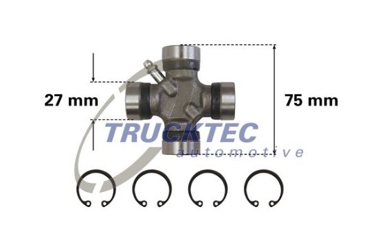 Obrázok Kĺb pozdĺżneho hriadeľa TRUCKTEC AUTOMOTIVE  0234041