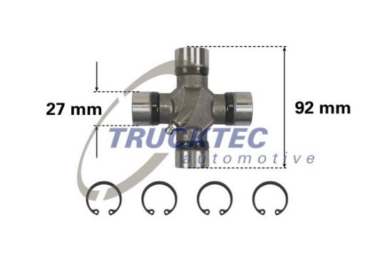 Obrázok Kĺb pozdĺżneho hriadeľa TRUCKTEC AUTOMOTIVE  0234043
