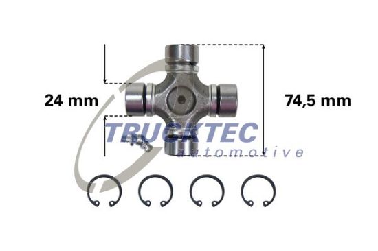 Obrázok Kĺb pozdĺżneho hriadeľa TRUCKTEC AUTOMOTIVE  0234053