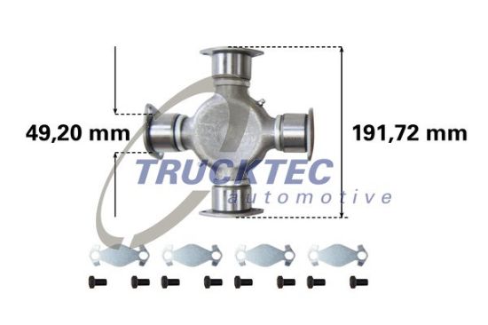 Obrázok Kĺb pozdĺżneho hriadeľa TRUCKTEC AUTOMOTIVE  0334014