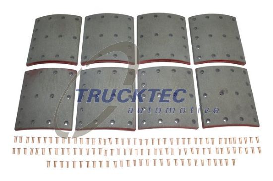 Obrázok Sada brzd. obloż., Bubn. brzda TRUCKTEC AUTOMOTIVE  0335124