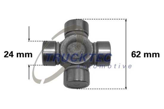 Obrázok Kĺb pozdĺżneho hriadeľa TRUCKTEC AUTOMOTIVE  0834111