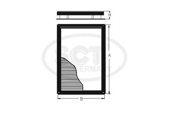 Obrázok Filter vnútorného priestoru SCT Germany   |  SA1118