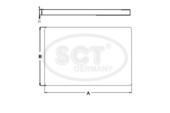 Obrázok Filter vnútorného priestoru SCT Germany   |  SAK316