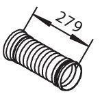 Obrázok Vlnovec výfukového potrubia DINEX  51125