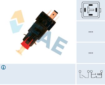 Obrázok Spínač brzdových svetiel FAE  24519
