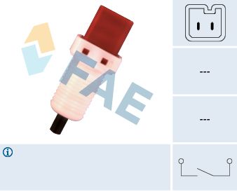 Obrázok Spínač brzdových svetiel FAE  24896