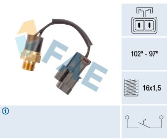 Obrázok Teplotný spínač ventilátora chladenia FAE  37520