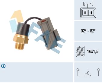 Obrázok Teplotný spínač ventilátora chladenia FAE  37560