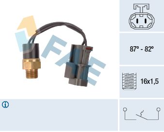 Obrázok Teplotný spínač ventilátora chladenia FAE  37760