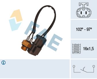 Obrázok Teplotný spínač ventilátora chladenia FAE  37770