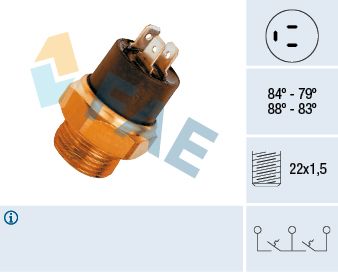 Obrázok Teplotný spínač ventilátora chladenia FAE  37810