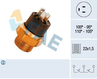 Obrázok Teplotný spínač ventilátora chladenia FAE  37880