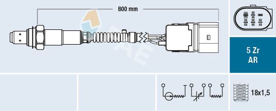Obrázok Lambda sonda FAE  75355