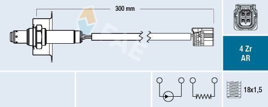 Obrázok Lambda sonda FAE  75623
