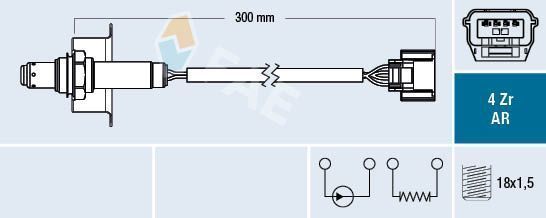 Obrázok Lambda sonda FAE  75658