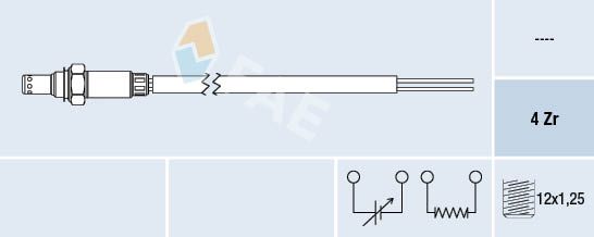 Obrázok Lambda sonda FAE  77025