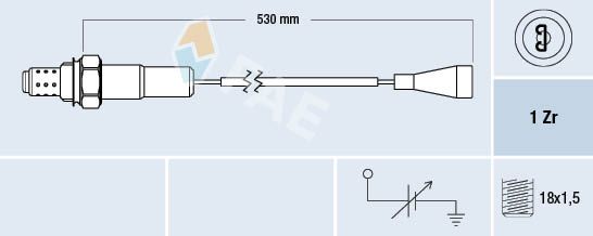 Obrázok Lambda sonda FAE  77100