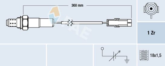 Obrázok Lambda sonda FAE  77101