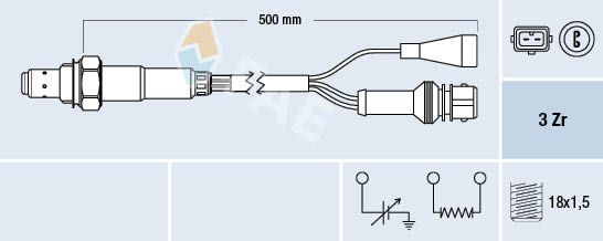 Obrázok Lambda sonda FAE  77105