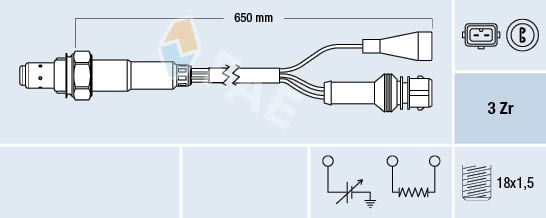 Obrázok Lambda sonda FAE  77106