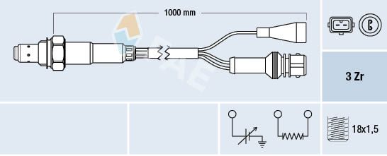 Obrázok Lambda sonda FAE  77107