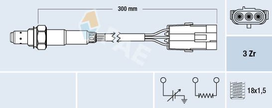 Obrázok Lambda sonda FAE  77113