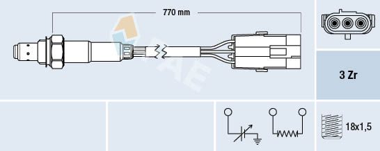 Obrázok Lambda sonda FAE  77115