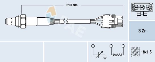 Obrázok Lambda sonda FAE  77118